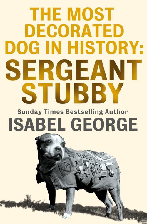 Обложка книги «The Most Decorated Dog In History: Sergeant Stubby»