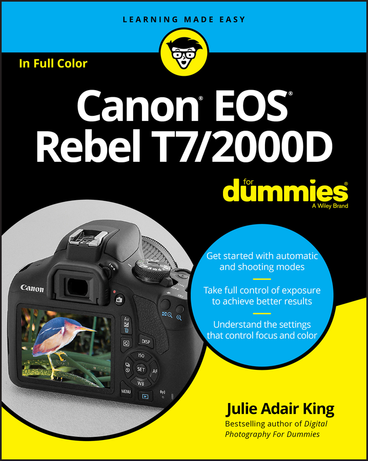Обложка книги «Canon EOS Rebel T7/2000D For Dummies»