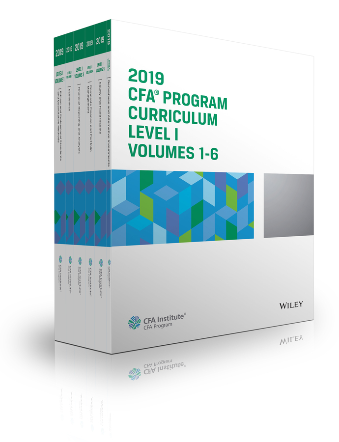 Обложка книги «CFA Program Curriculum 2019 Level I Volumes 1-6 Box Set»