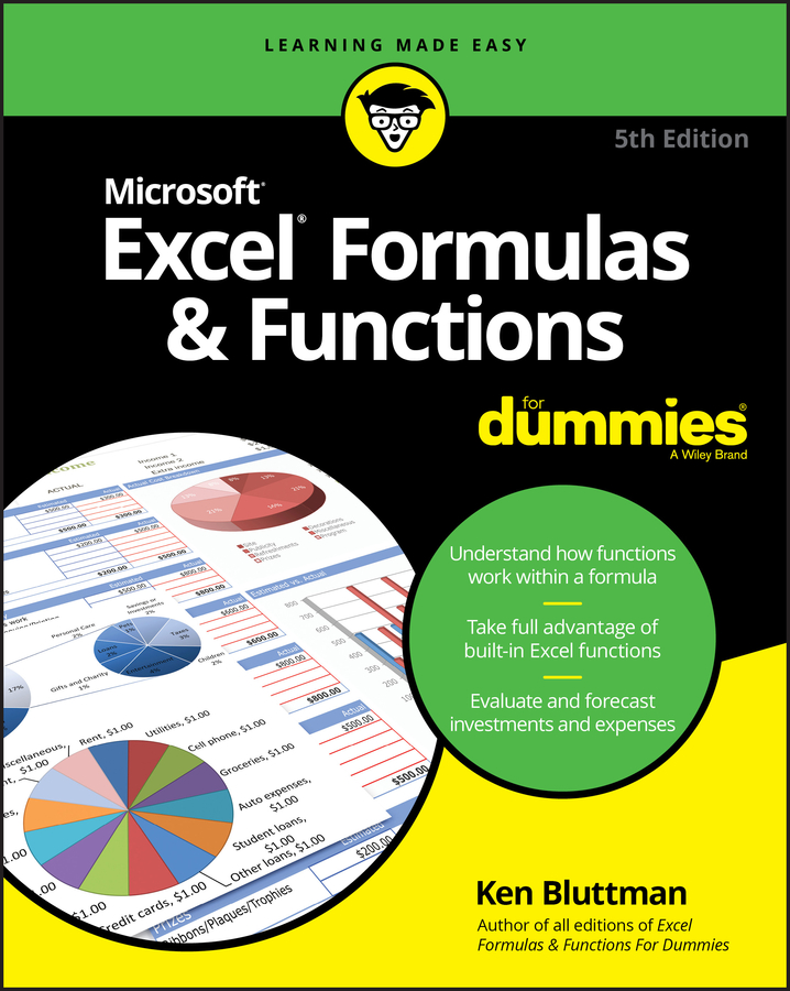 Обложка книги «Excel Formulas & Functions For Dummies»
