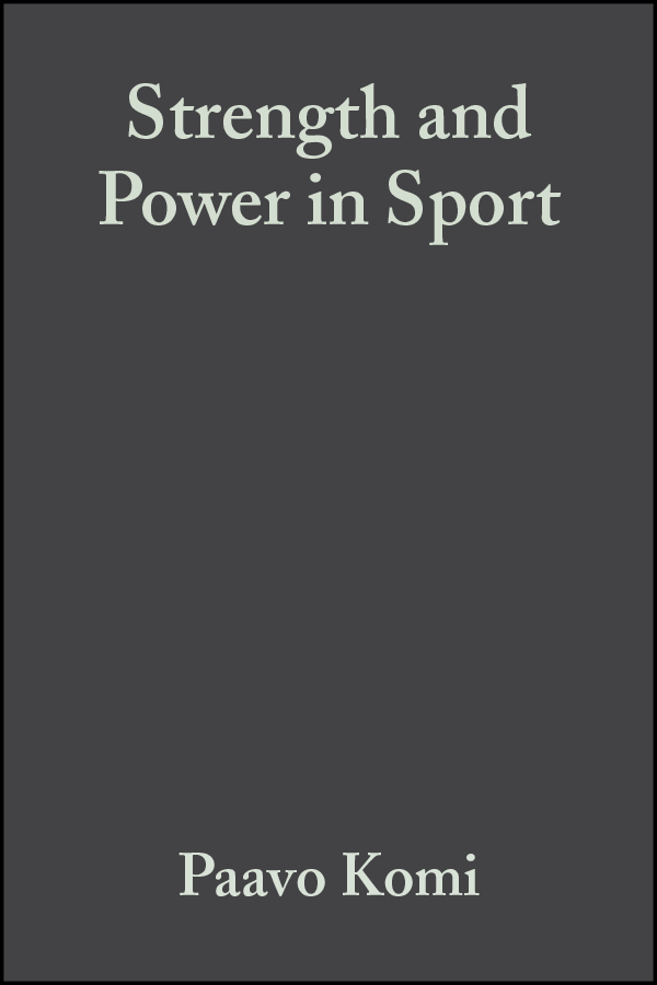 Обложка книги «Strength and Power in Sport»