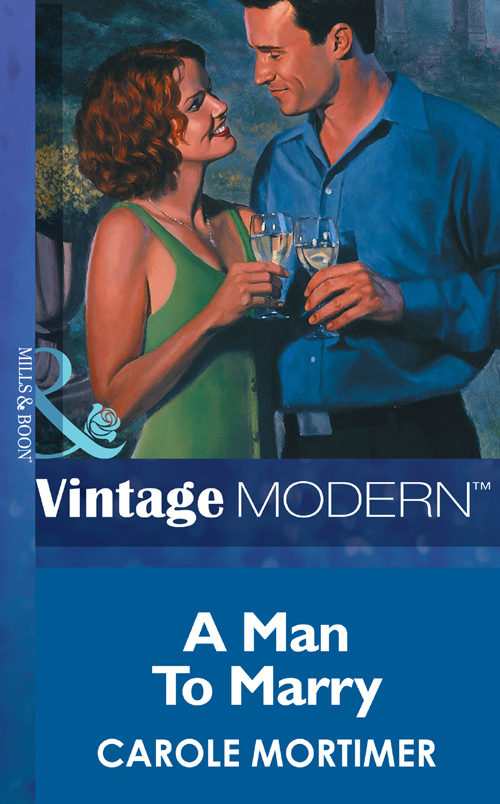 Обложка книги «A Man To Marry»