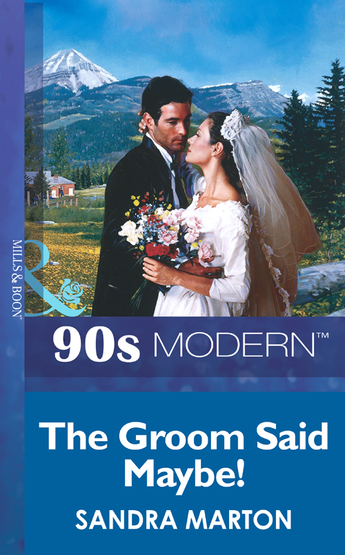 Обложка книги «The Groom Said Maybe!»
