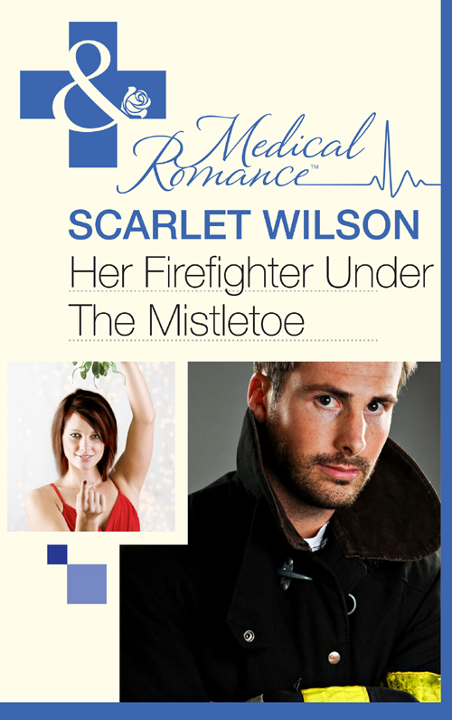 Обложка книги «Her Firefighter Under the Mistletoe»
