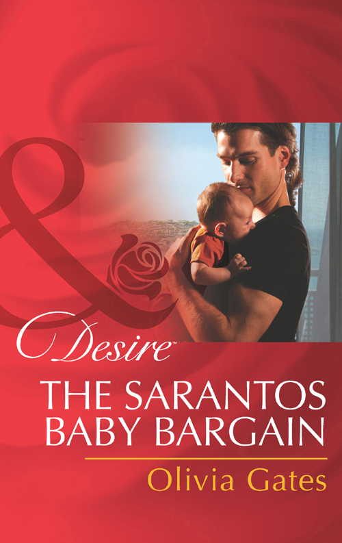 Обложка книги «The Sarantos Baby Bargain»