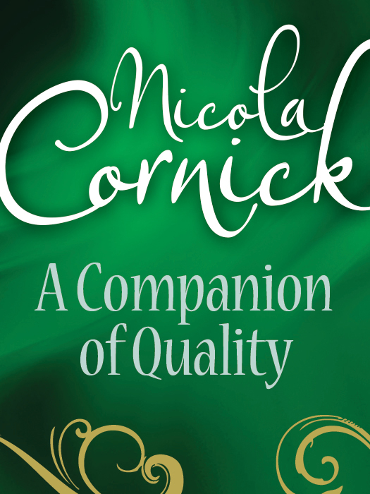 Обложка книги «A Companion Of Quality»
