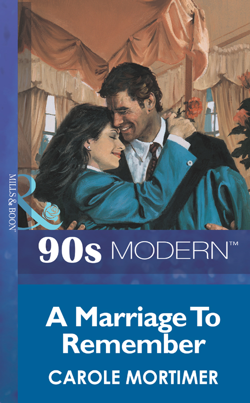 Обложка книги «A Marriage To Remember»