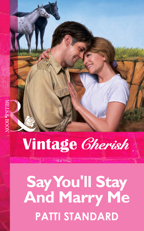 Обложка книги «Say You'll Stay And Marry Me»