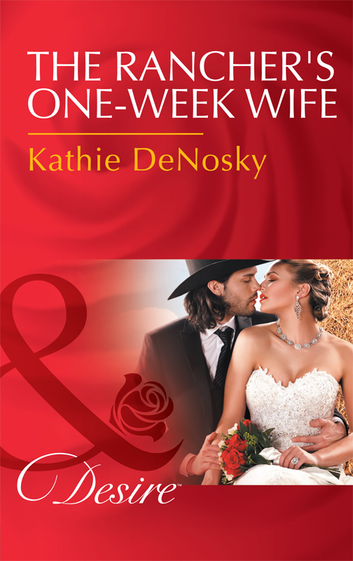 Обложка книги «The Rancher's One-Week Wife»