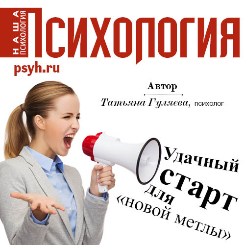 Обложка книги «Удачный старт для «новой метлы»»