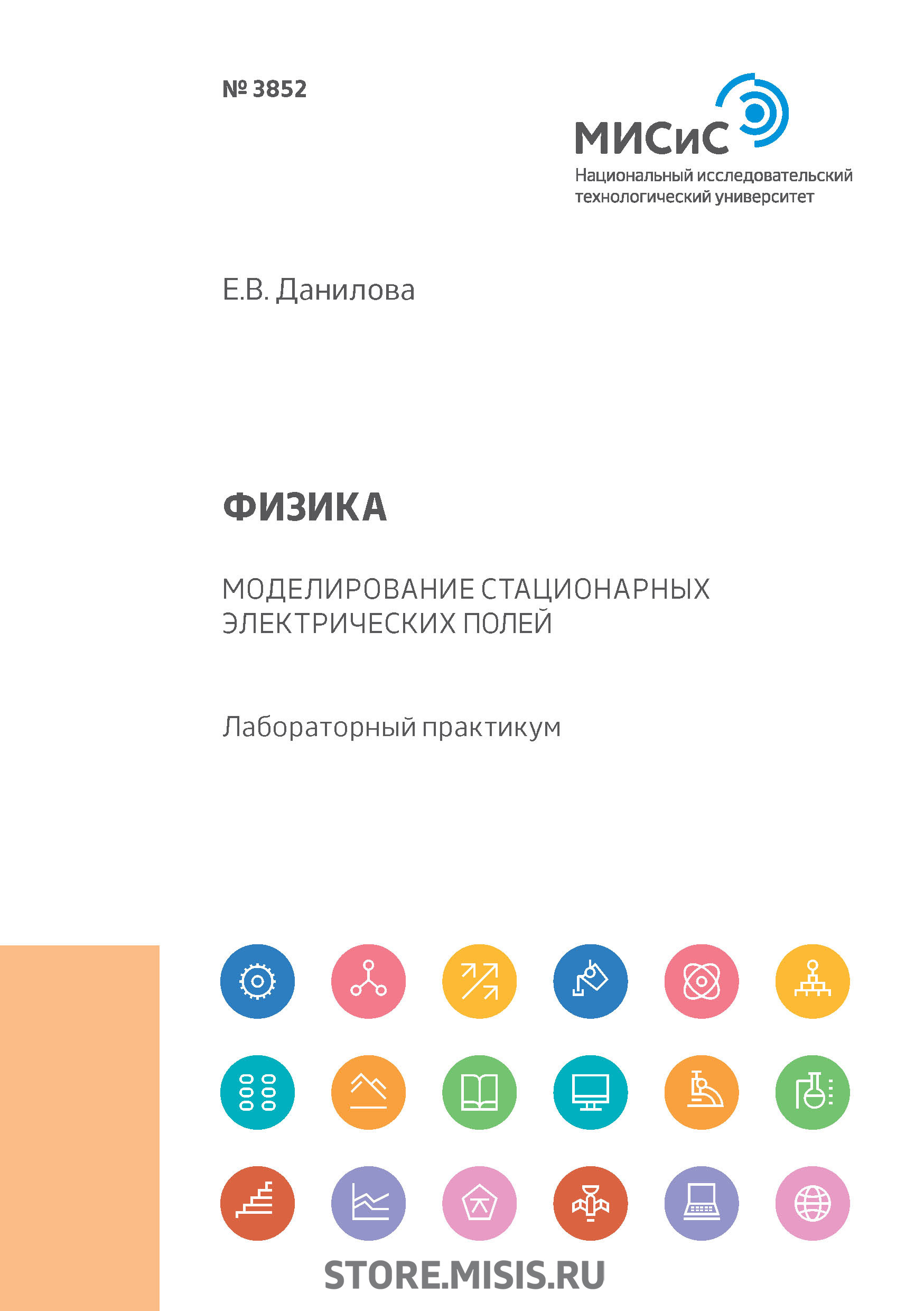 Обложка книги «Физика. Моделирование стационарных электрических полей»