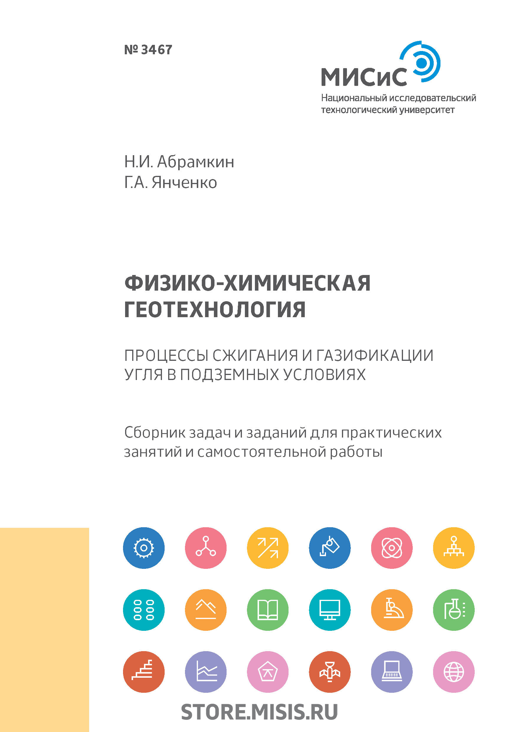 Обложка книги «Физико-химическая геотехнология. Процессы сжигания и газификация угля в подземных условиях»
