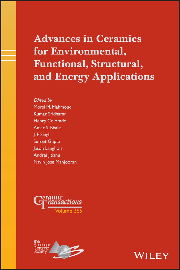 Обложка книги «Advances in Ceramics for Environmental, Functional, Structural, and Energy Applications»