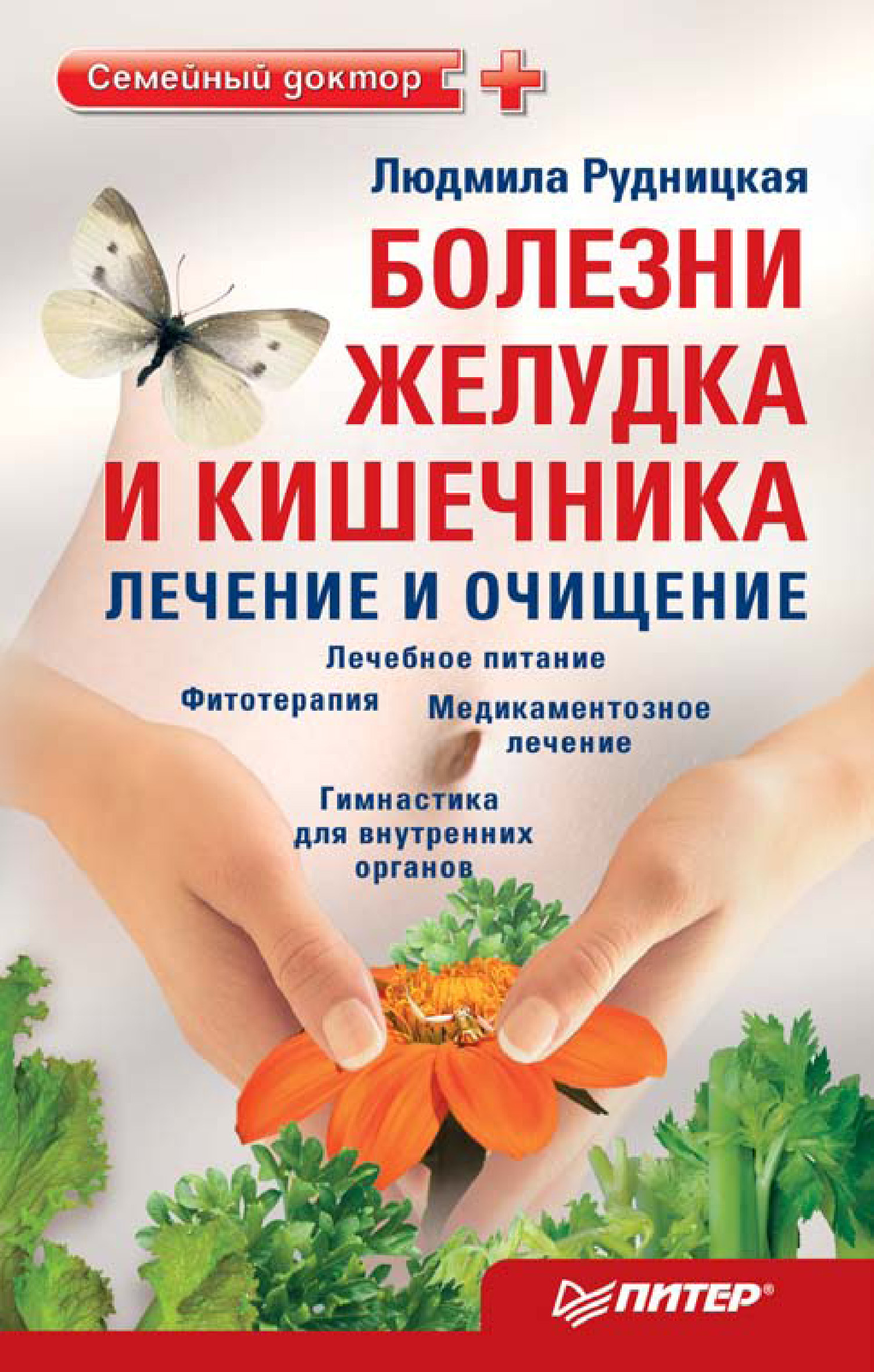 Обложка книги «Болезни желудка и кишечника: лечение и очищение»