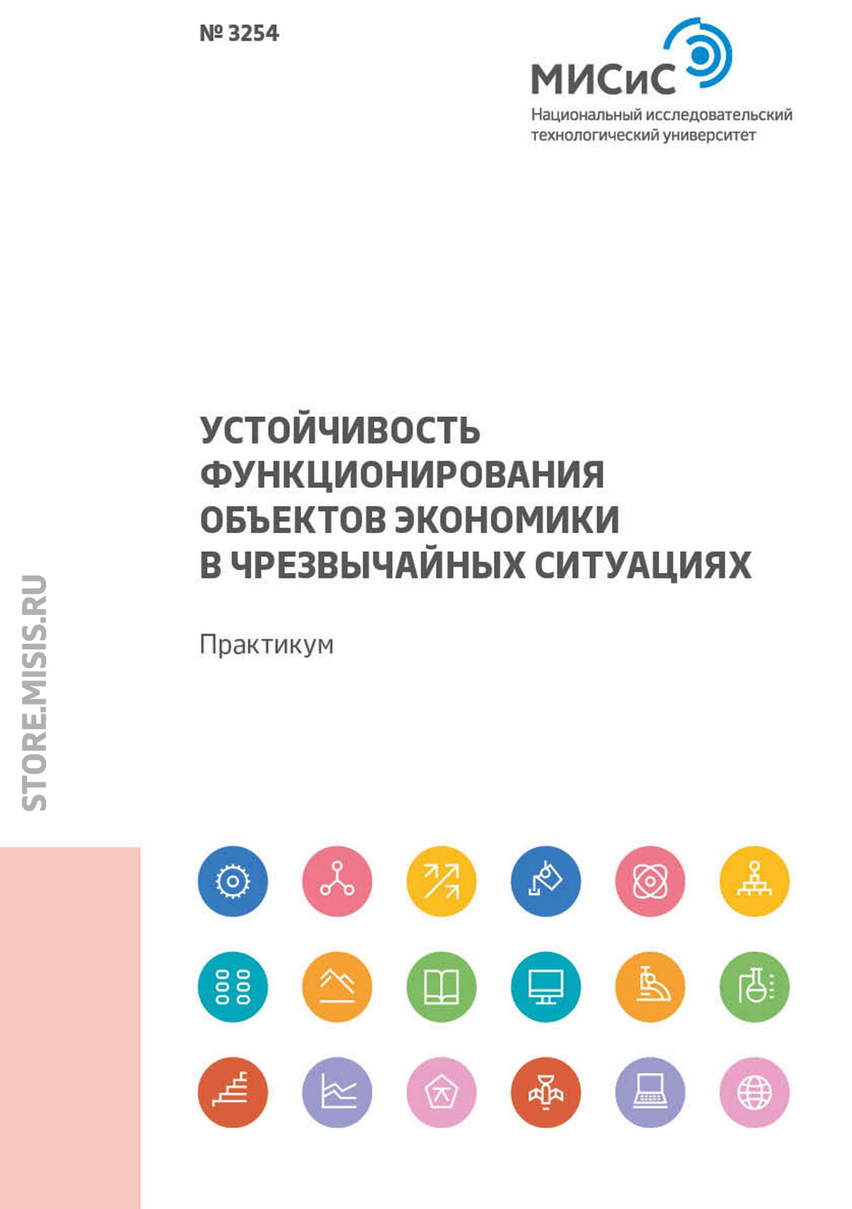 Обложка книги «Устойчивость функционирования объектов экономики в чрезвычайных ситуациях»