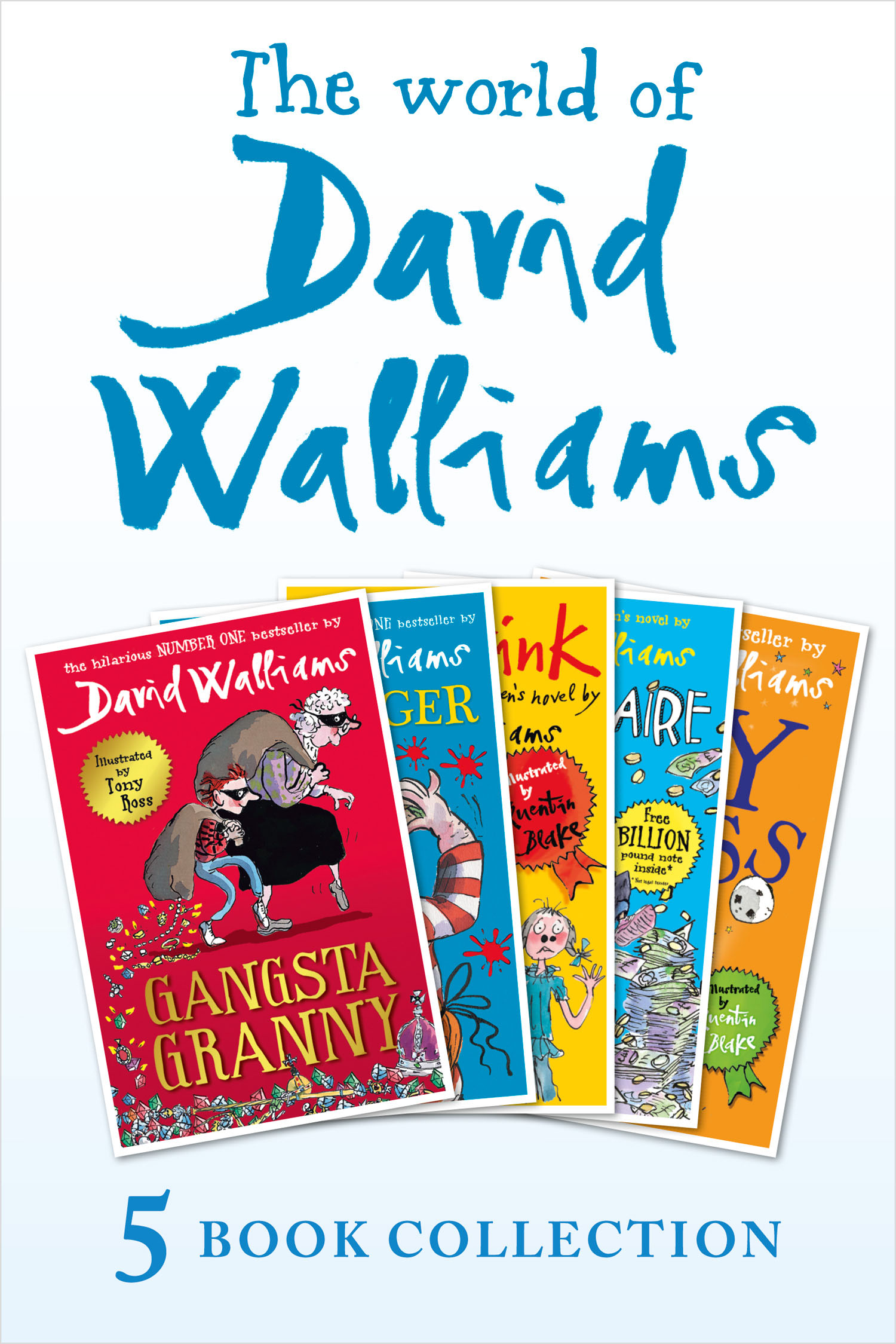 Обложка книги «The World of David Walliams 5 Book Collection»