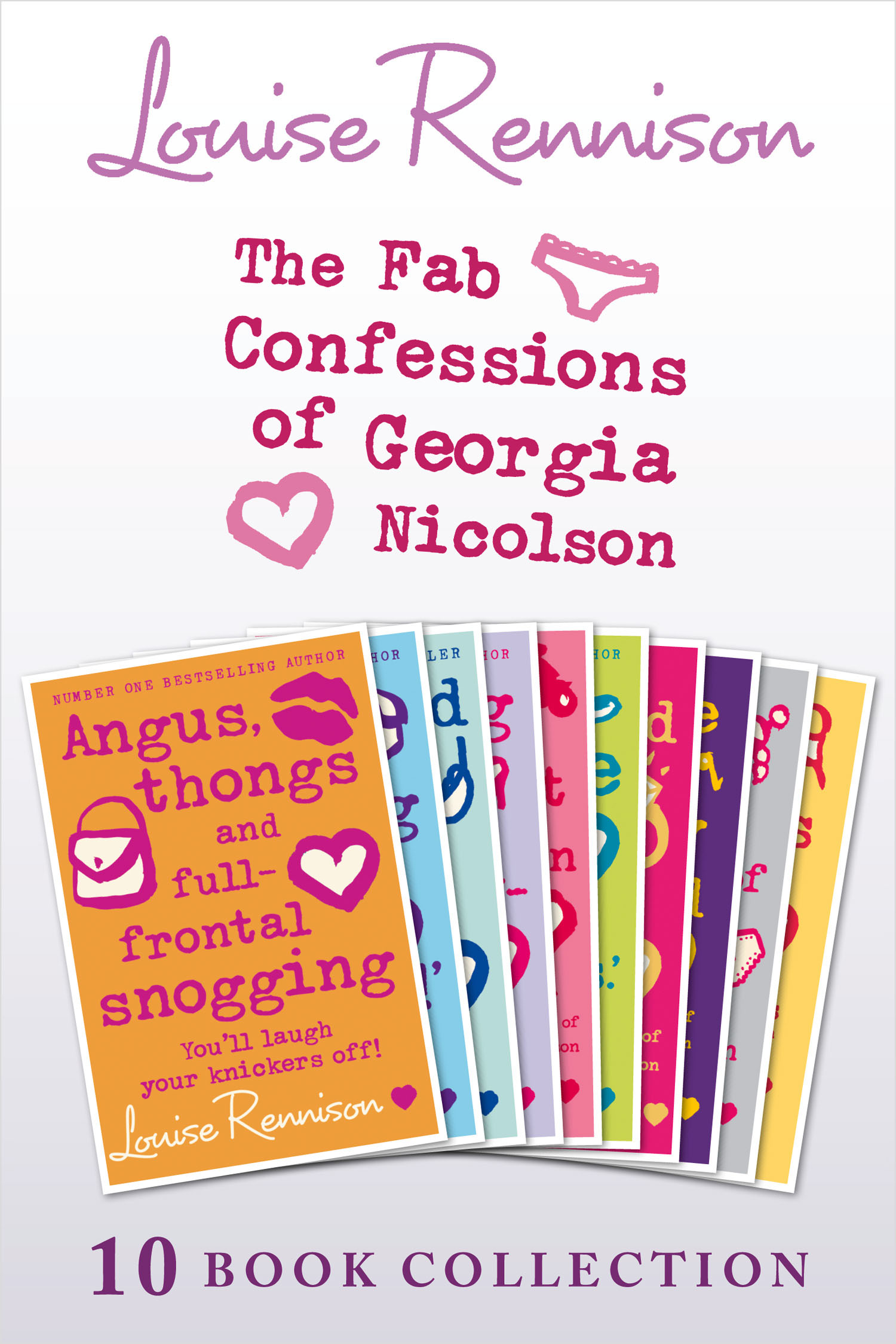 Обложка книги «The Complete Fab Confessions of Georgia Nicolson: Books 1-10»