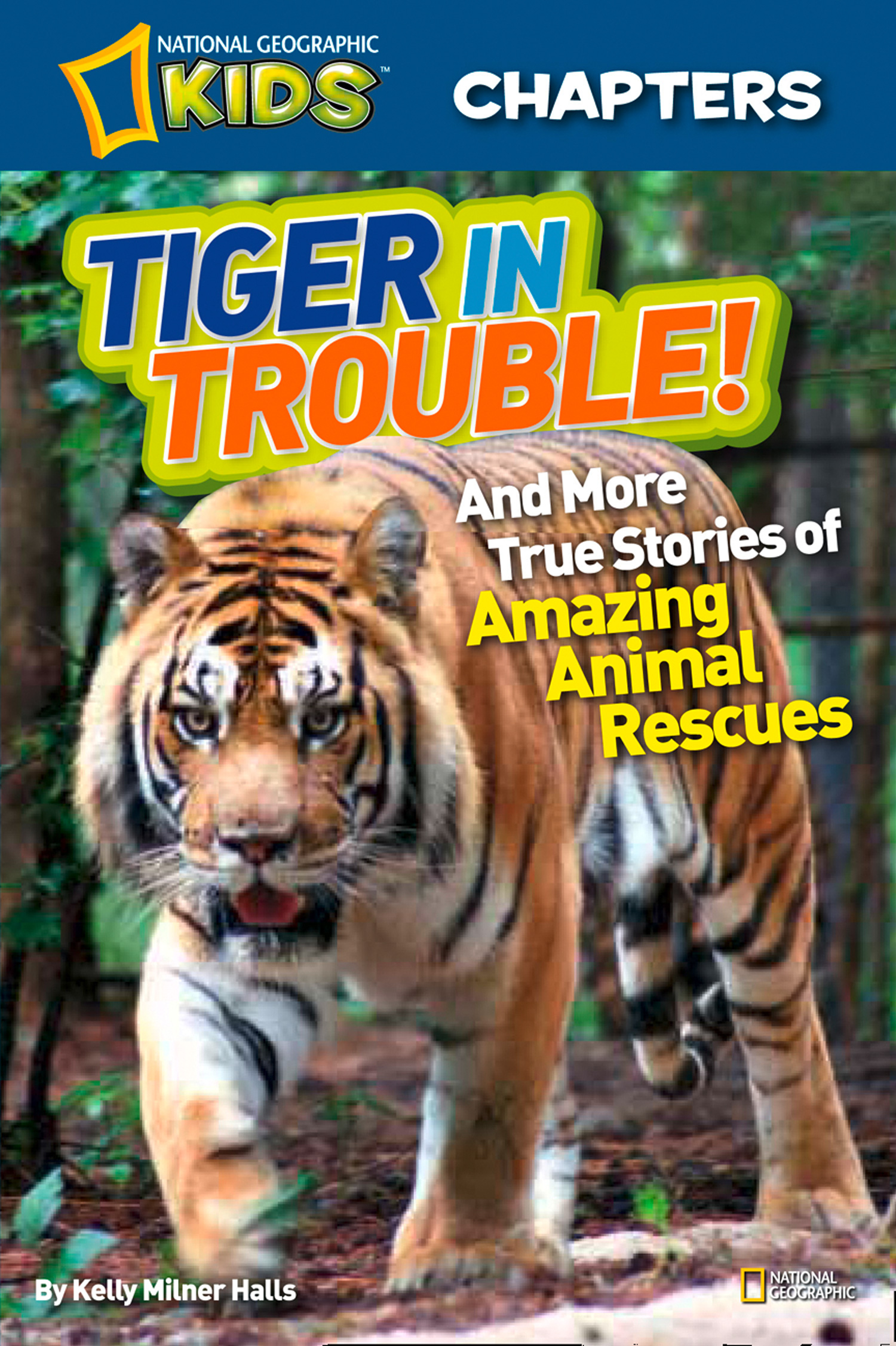 Обложка книги «National Geographic Kids Chapters: Tiger in Trouble!: and More True Stories of Amazing Animal Rescues»