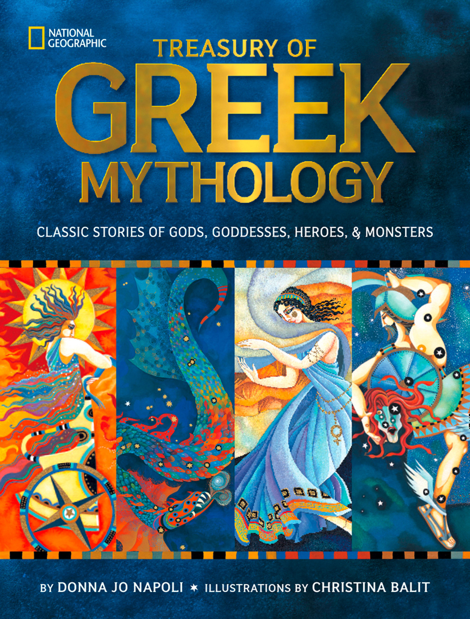 Обложка книги «Treasury of Greek Mythology: Classic Stories of Gods, Goddesses, Heroes & Monsters»