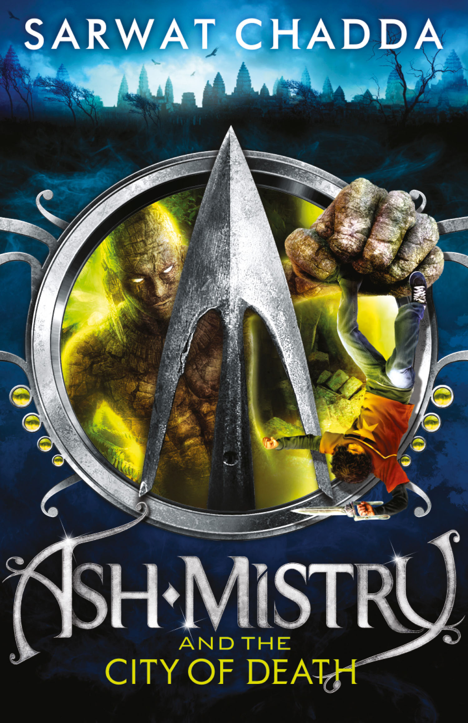 Обложка книги «Ash Mistry and the City of Death»