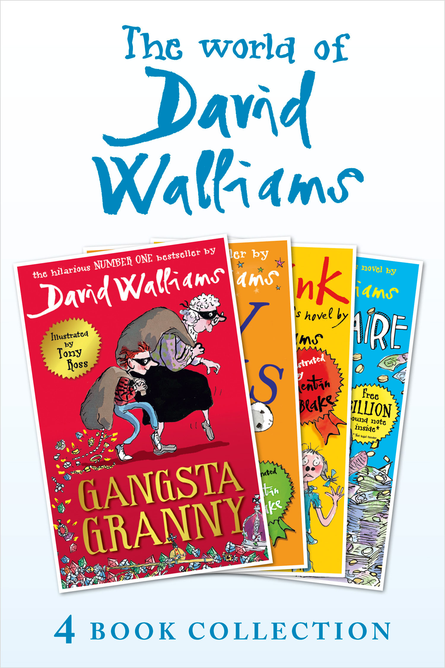 Обложка книги «The World of David Walliams 4 Book Collection»