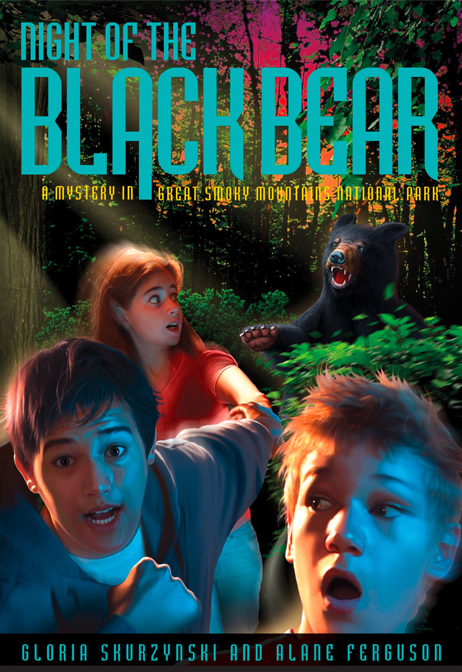 Обложка книги «Mysteries in Our National Parks: Night of the Black Bear: A Mystery in Great Smoky Mountains National Park»