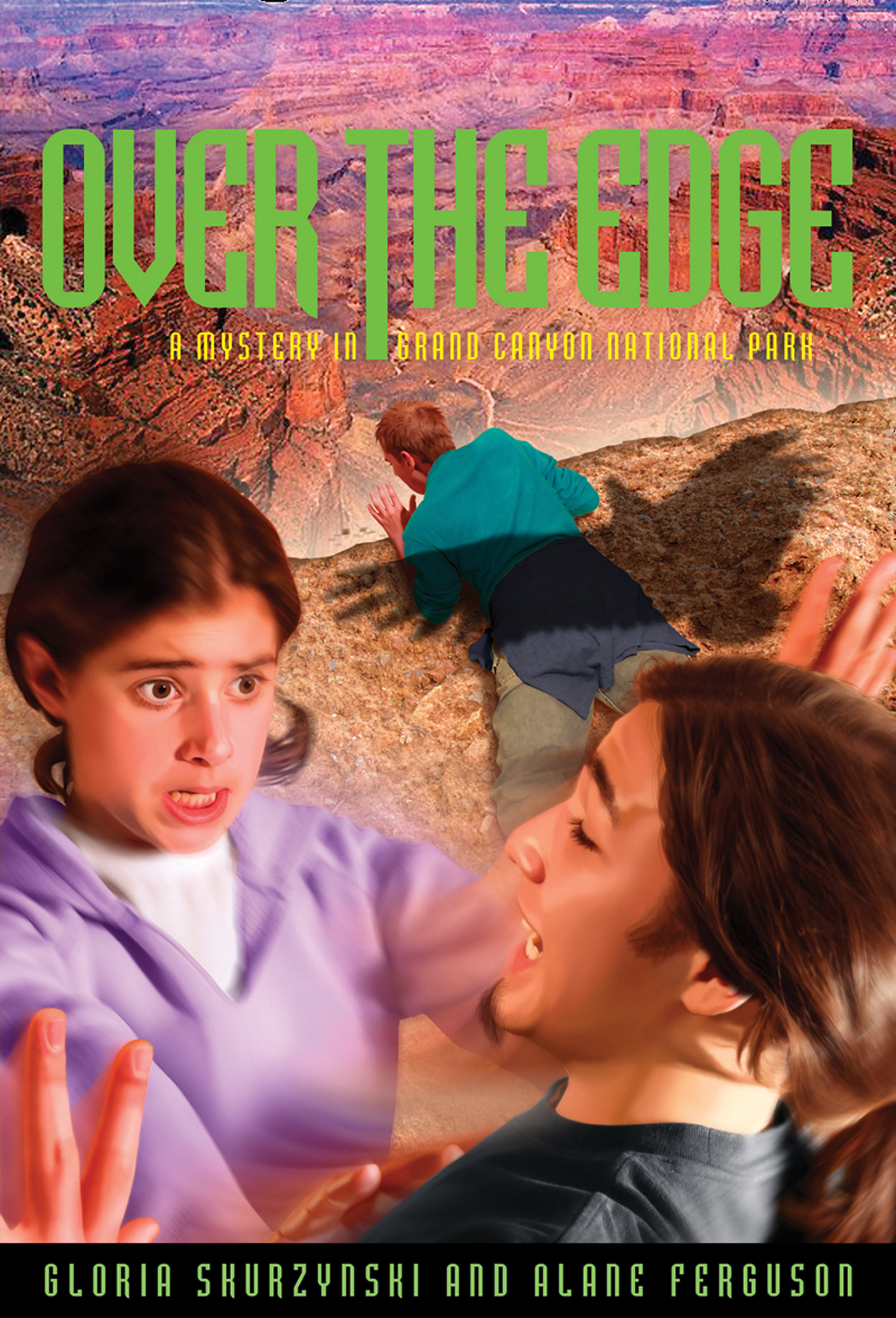 Обложка книги «Mysteries in Our National Parks: Over The Edge: A Mystery in Grand Canyon National Park»