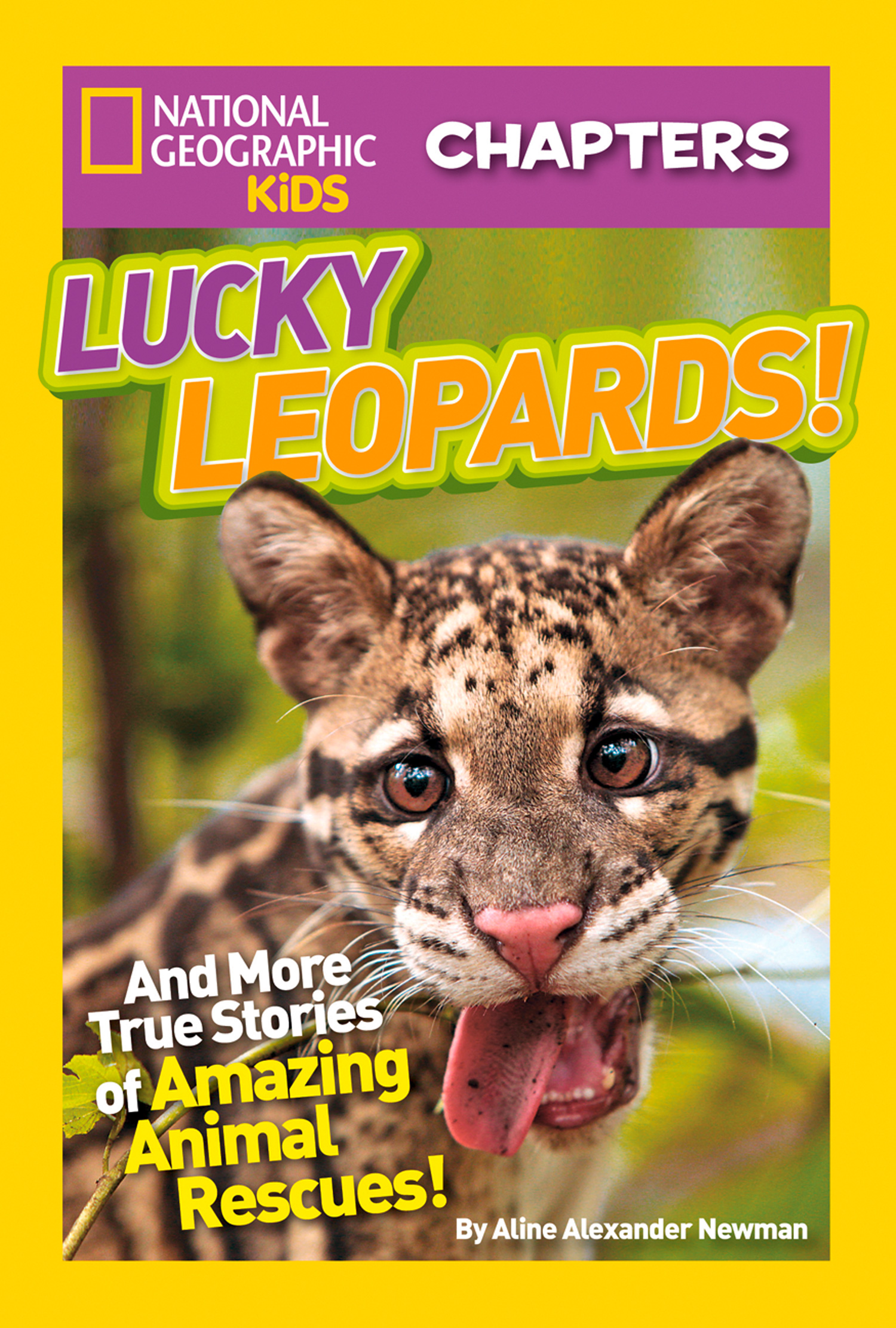 Обложка книги «National Geographic Kids Chapters: Lucky Leopards: And More True Stories of Amazing Animal Rescues»