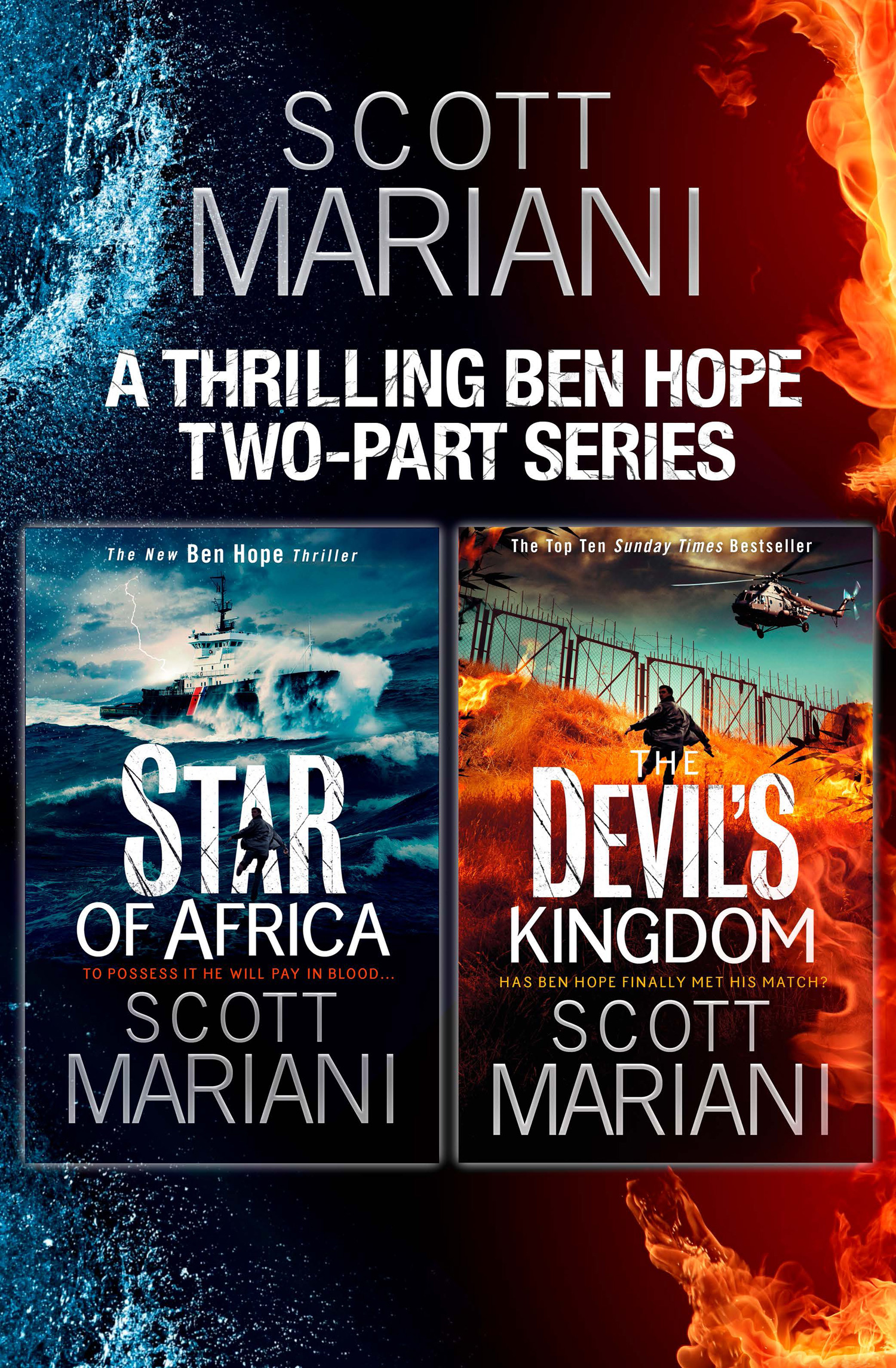 Обложка книги «Scott Mariani 2-book Collection: Star of Africa, The Devil’s Kingdom»