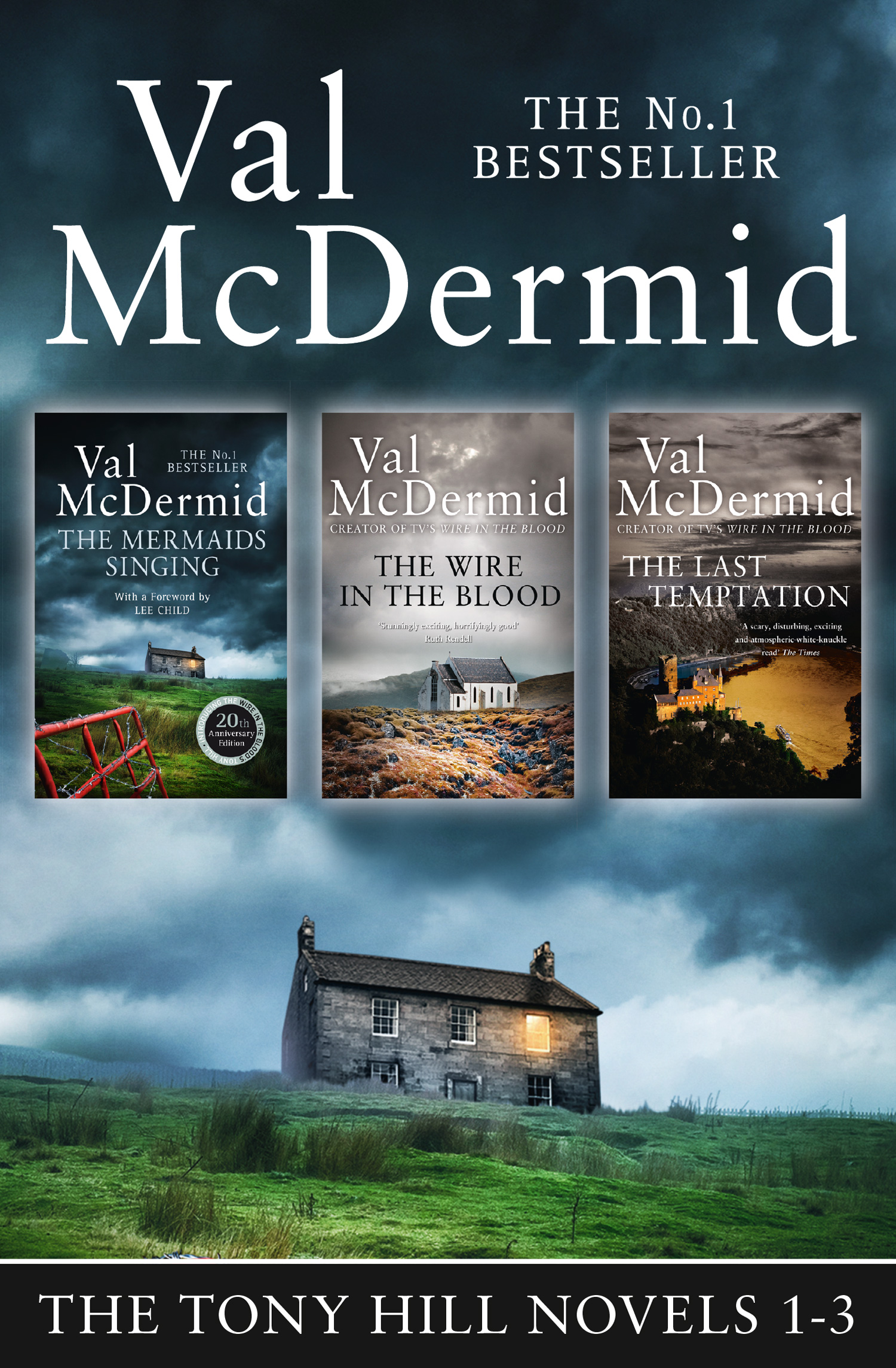 Обложка книги «Val McDermid 3-Book Thriller Collection: The Mermaids Singing, The Wire in the Blood, The Last Temptation»