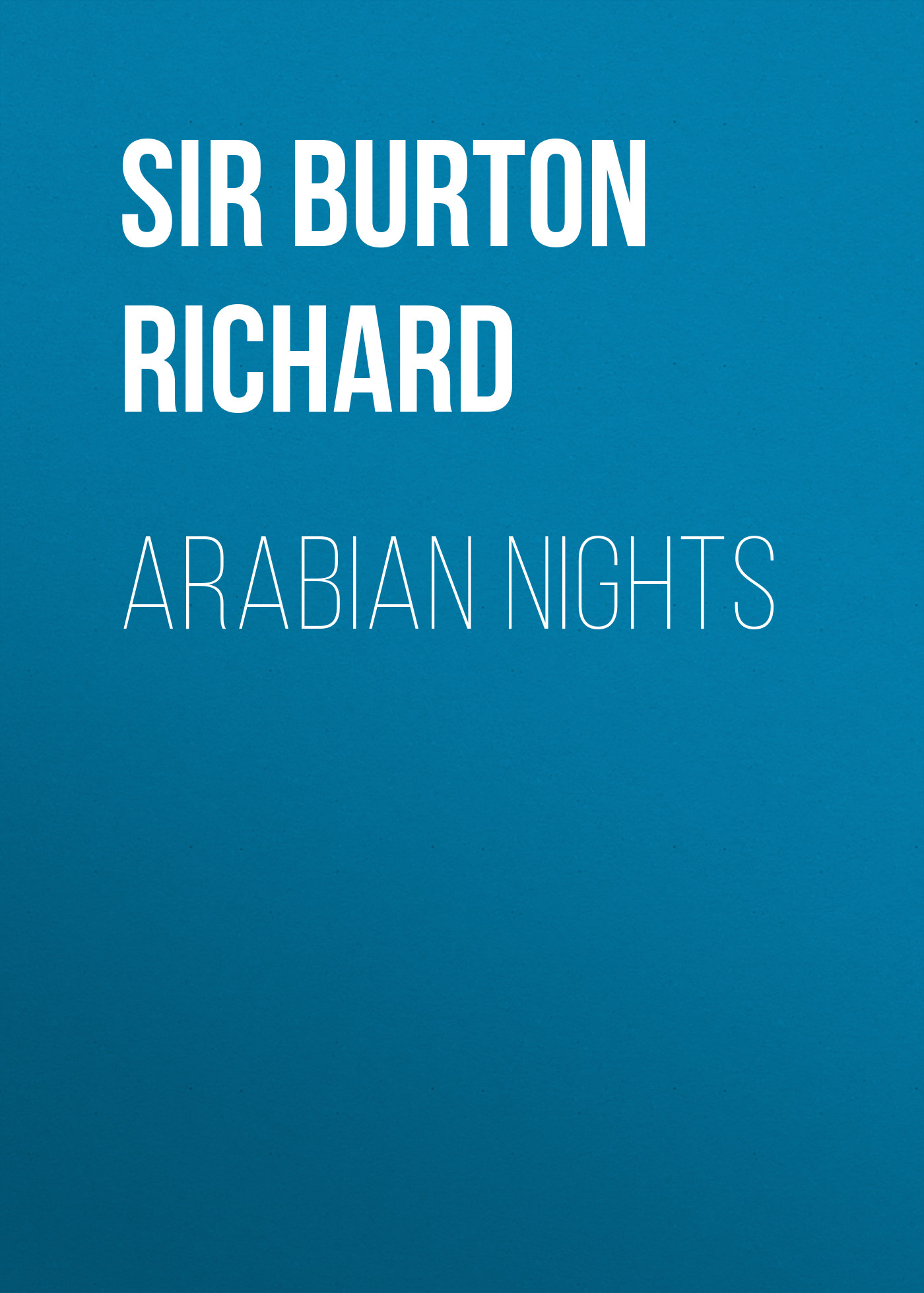Обложка книги «Arabian Nights»