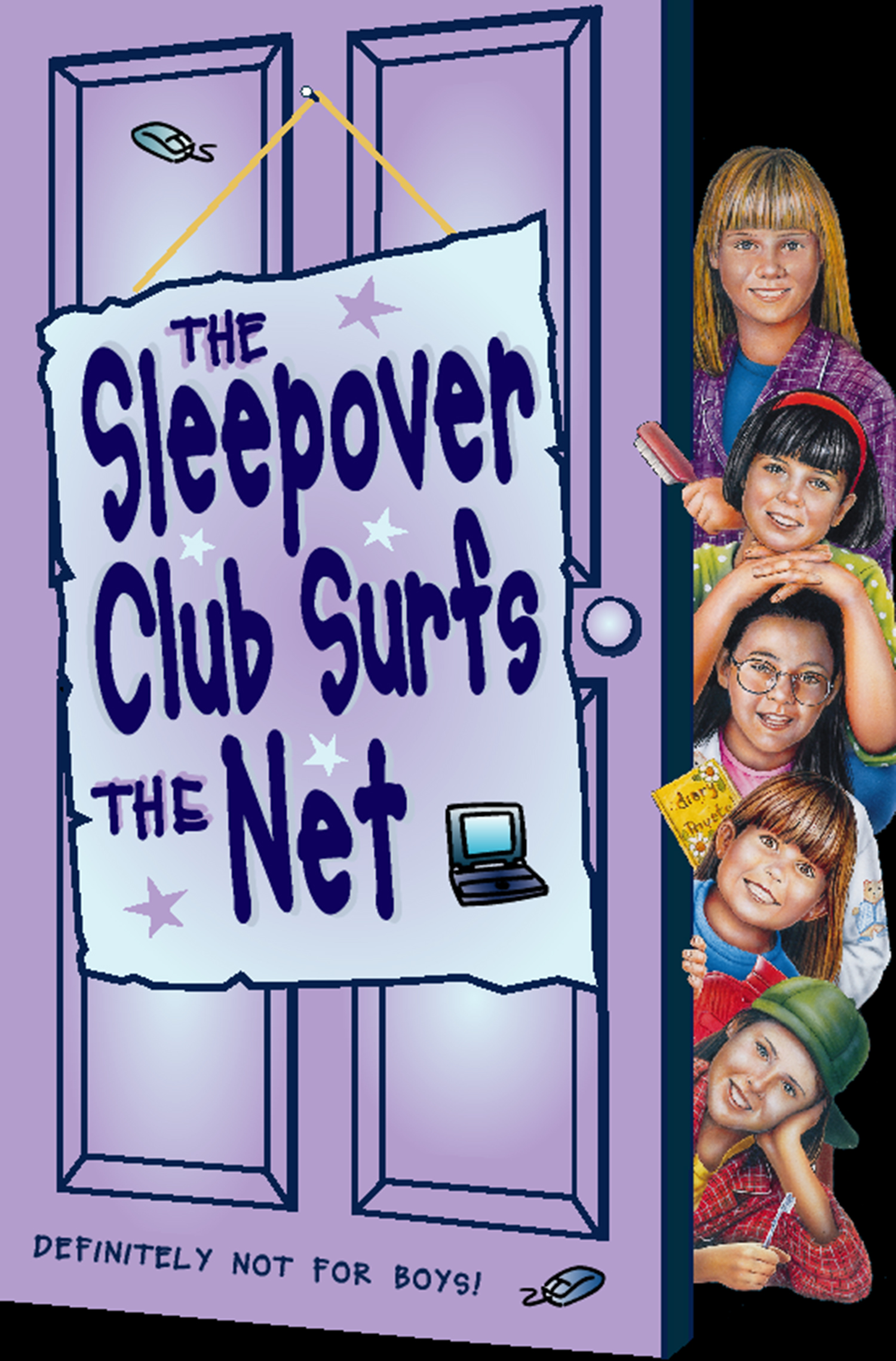 Обложка книги «The Sleepover Club Surfs the Net»