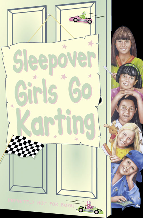 Обложка книги «Sleepover Girls Go Karting»