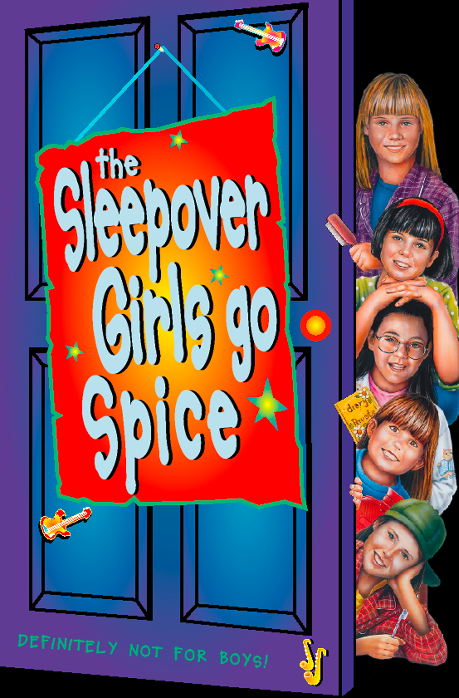 Обложка книги «The Sleepover Girls Go Spice»