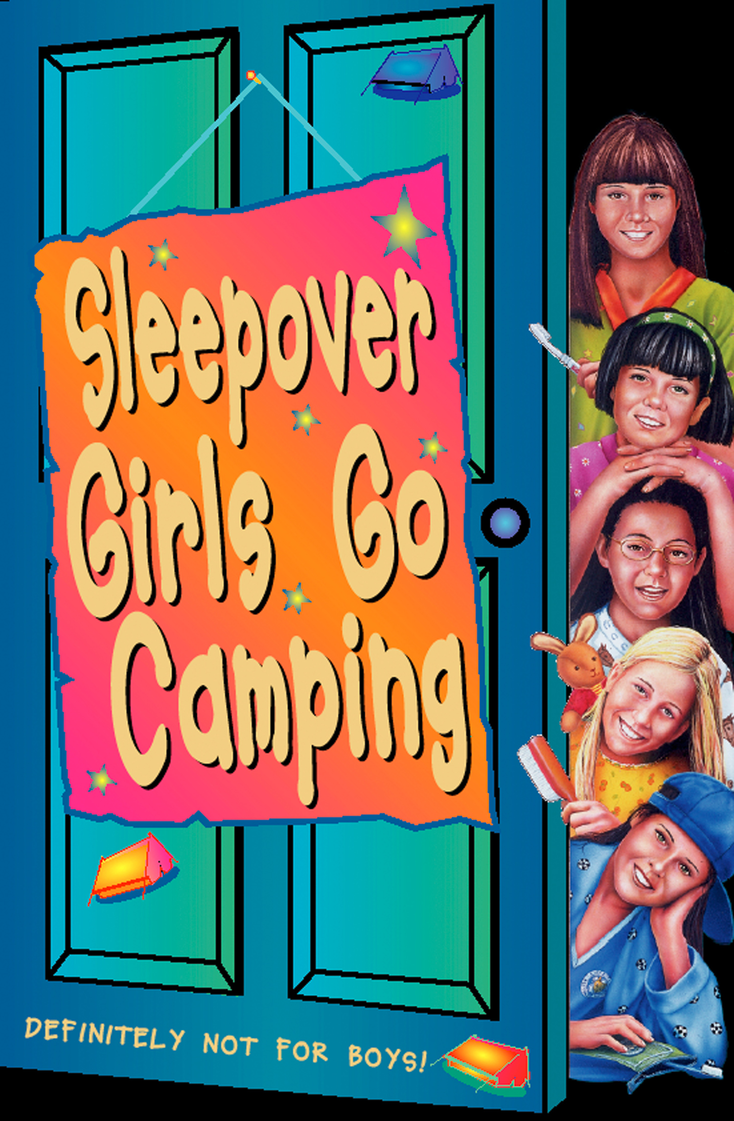 Обложка книги «Sleepover Girls Go Camping»