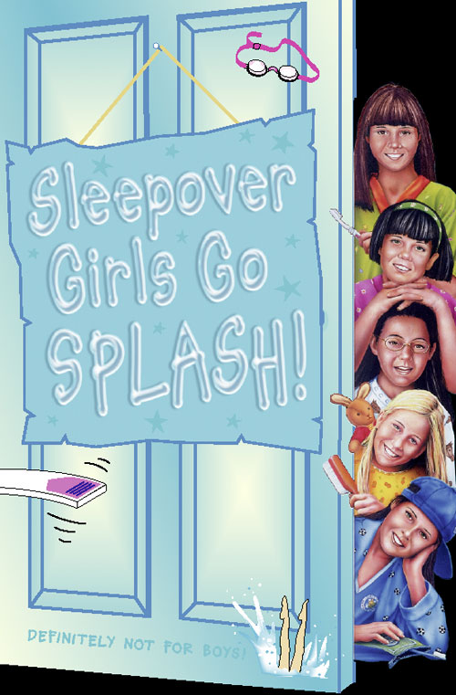 Обложка книги «Sleepover Girls Go Splash!»