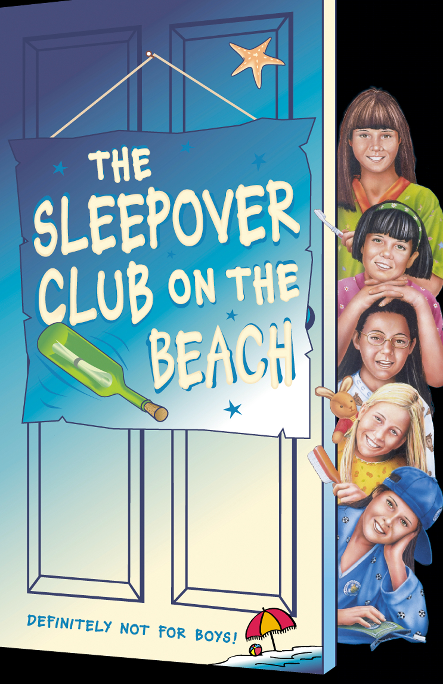 Обложка книги «The Sleepover Club on the Beach»