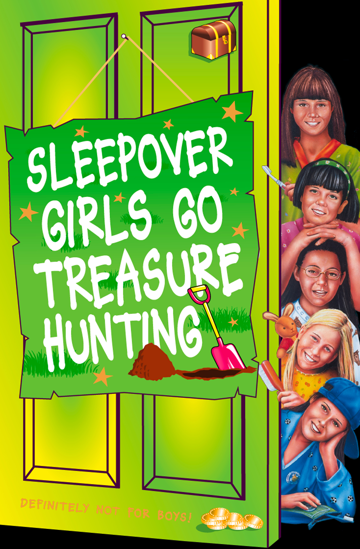 Обложка книги «Sleepover Girls Go Treasure Hunting»