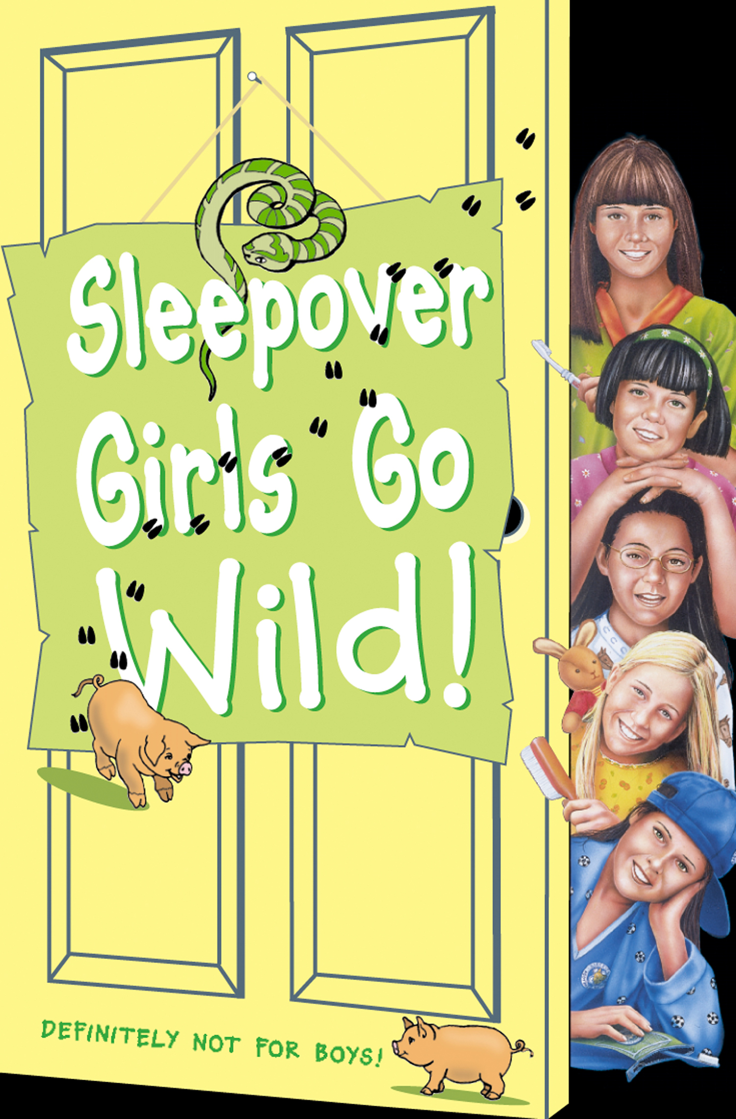 Обложка книги «Sleepover Girls Go Wild!»