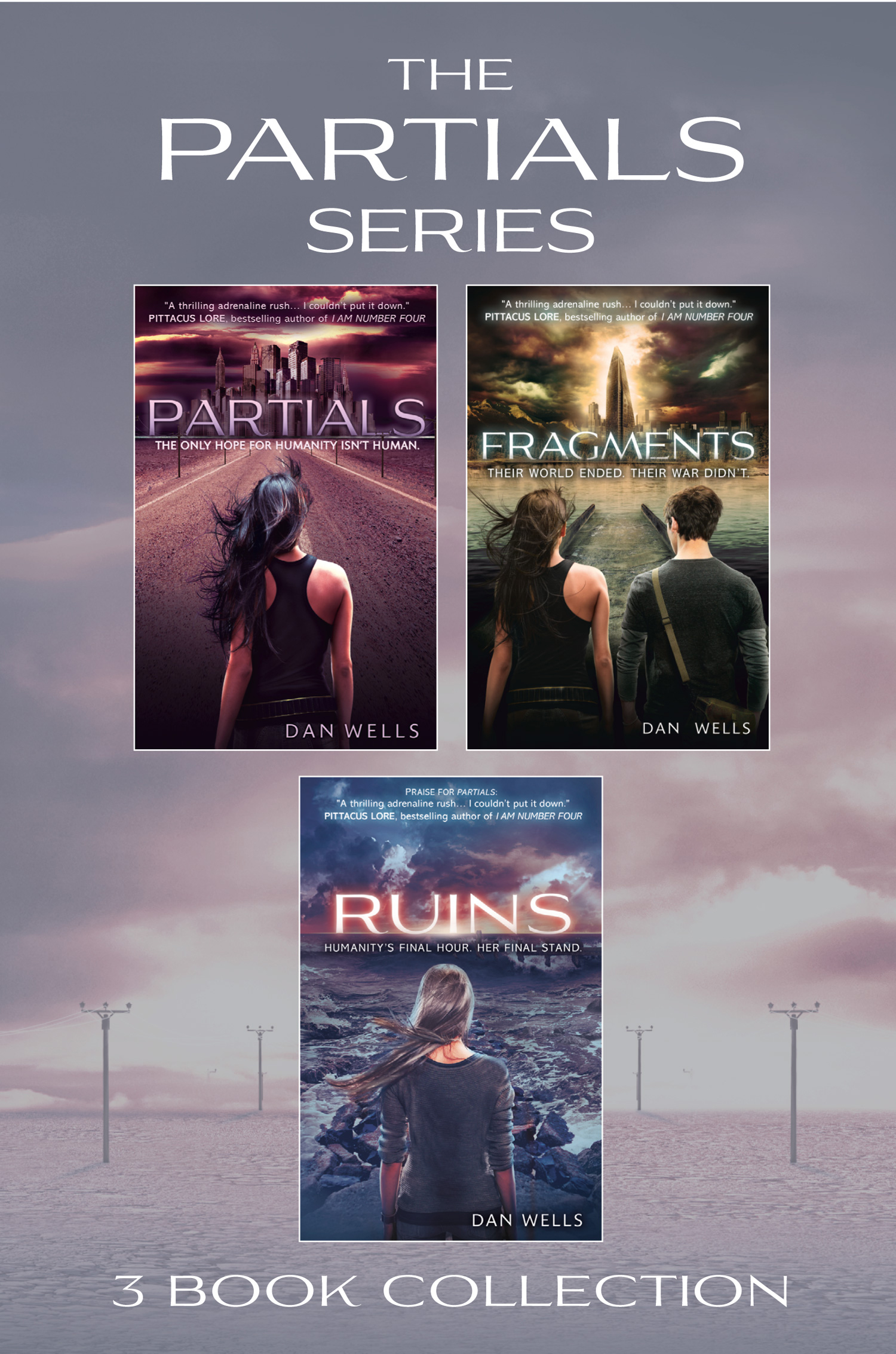 Обложка книги «Partials series 1-3»