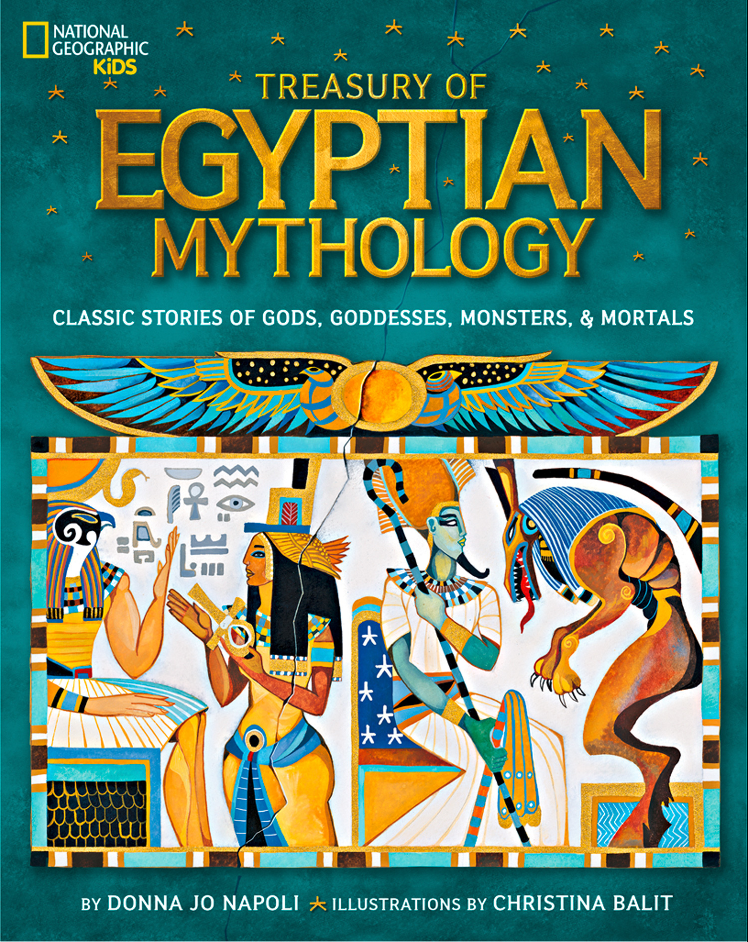 Обложка книги «Treasury of Egyptian Mythology: Classic Stories of Gods, Goddesses, Monsters & Mortals»