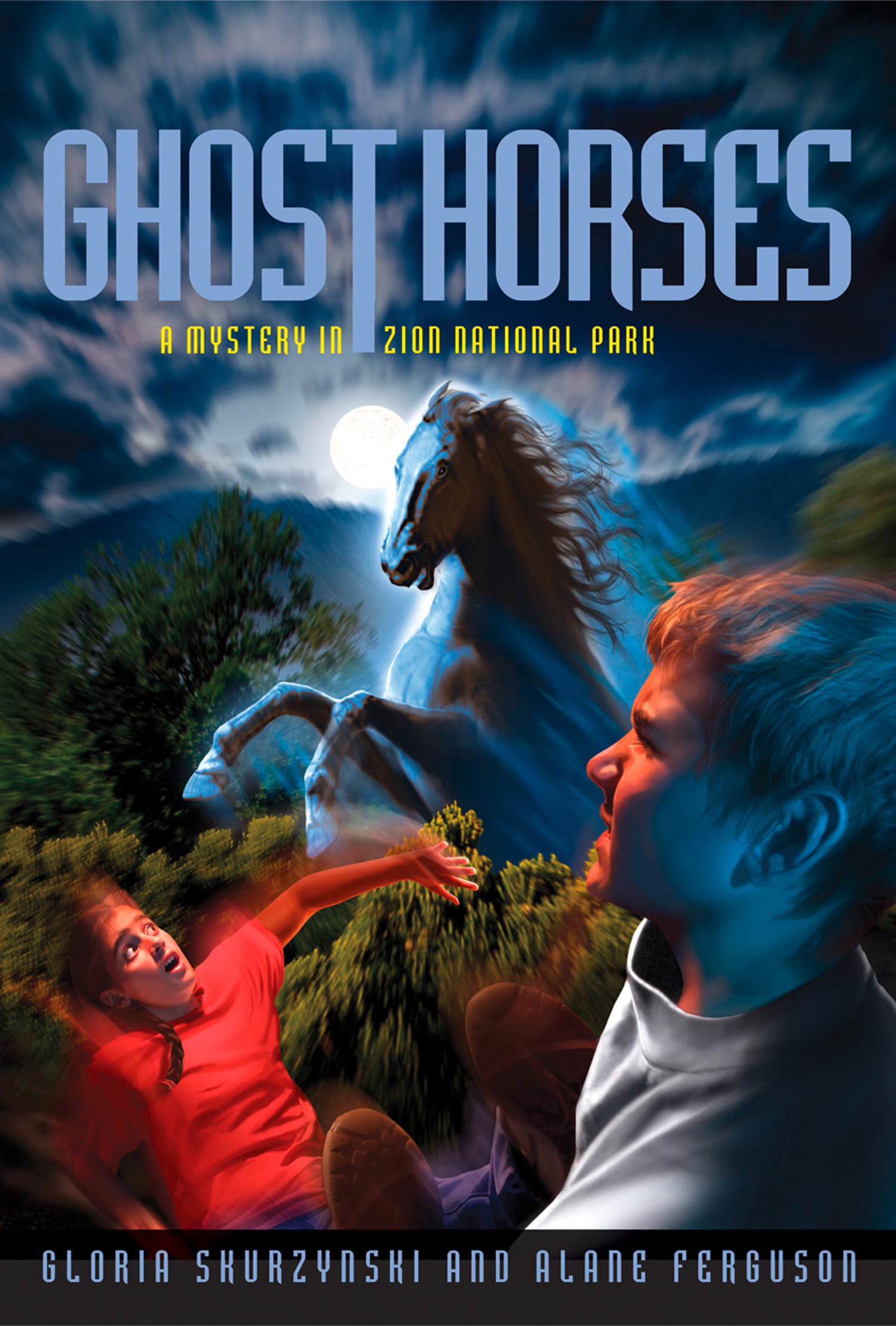 Обложка книги «Mysteries In Our National Parks: Ghost Horses: A Mystery in Zion National Park»