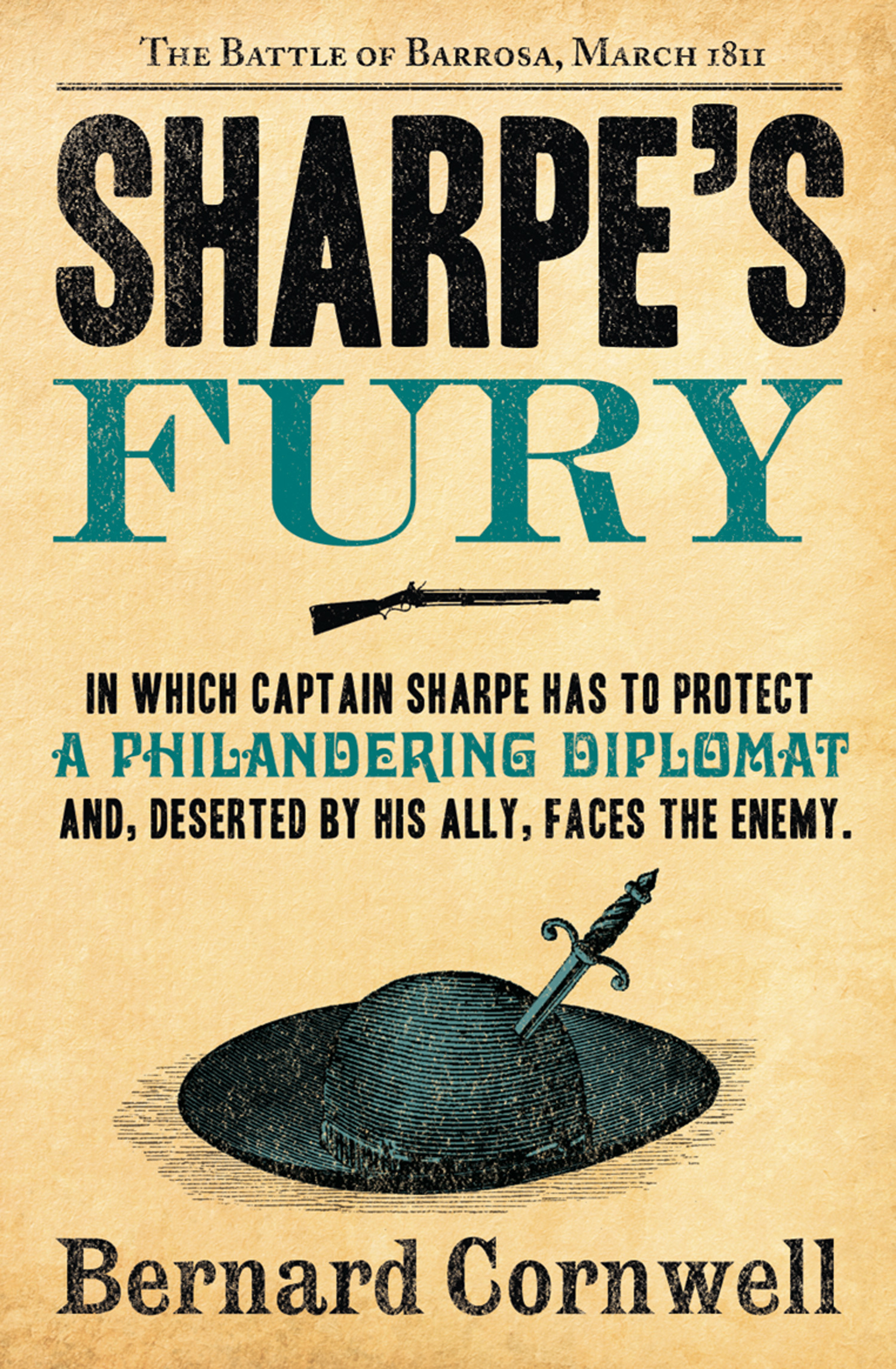 Обложка книги «Sharpe’s Fury: The Battle of Barrosa, March 1811»