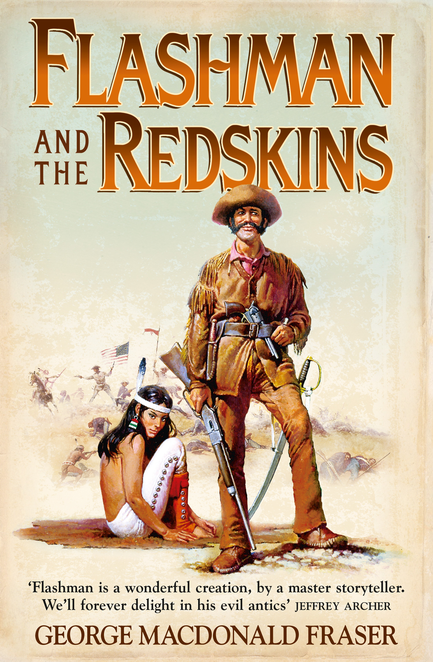 Обложка книги «Flashman and the Redskins»