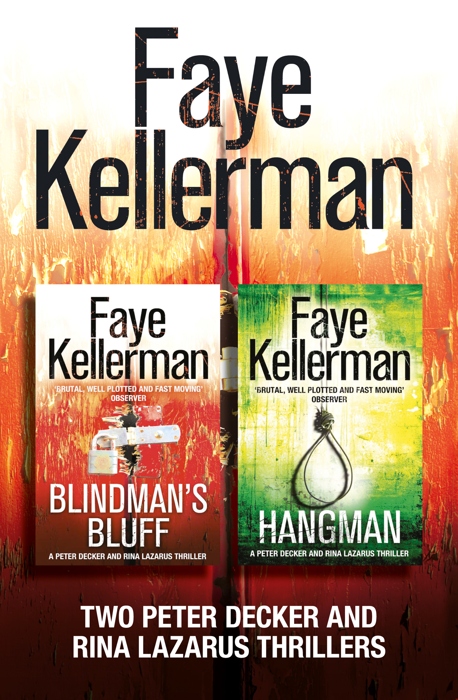 Обложка книги «Peter Decker 2-Book Thriller Collection: Blindman’s Bluff, Hangman»