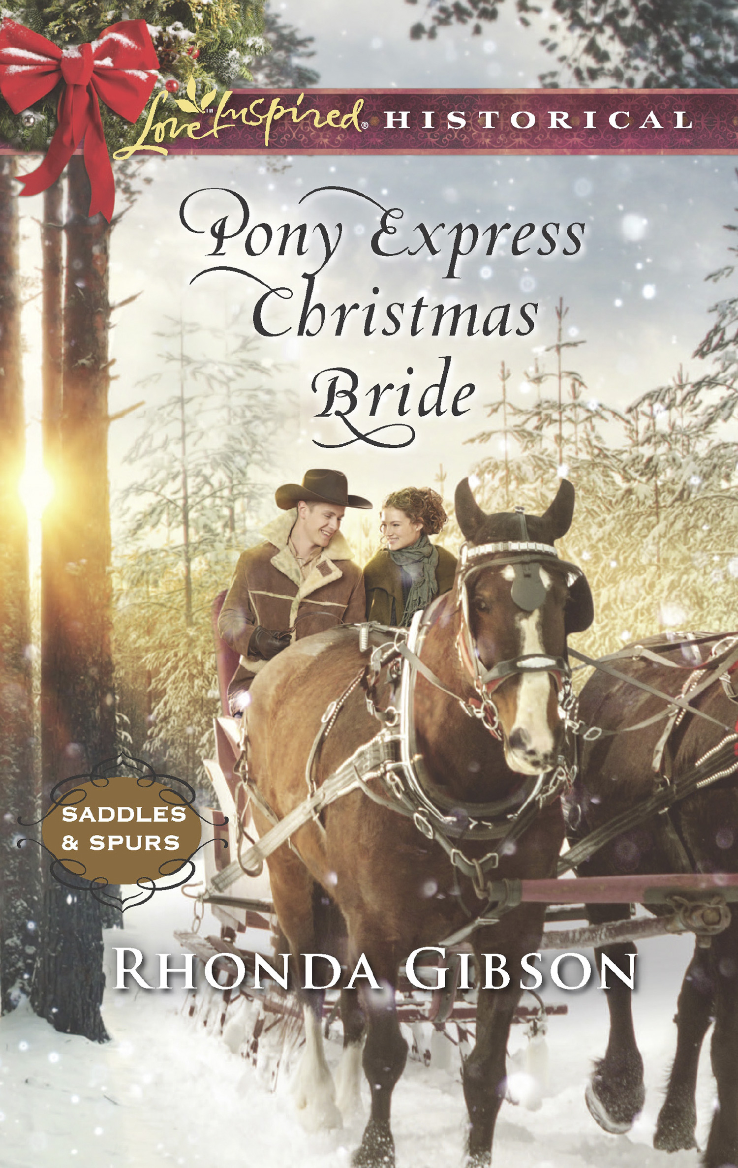 Обложка книги «Pony Express Christmas Bride»