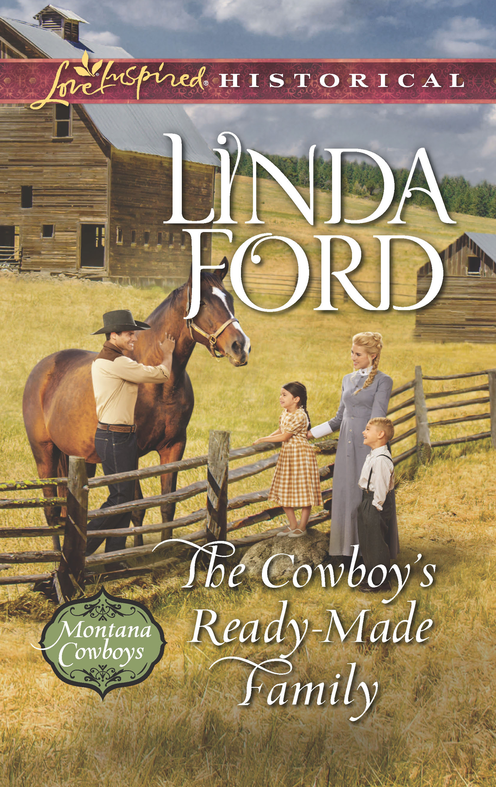 Обложка книги «The Cowboy's Ready-Made Family»