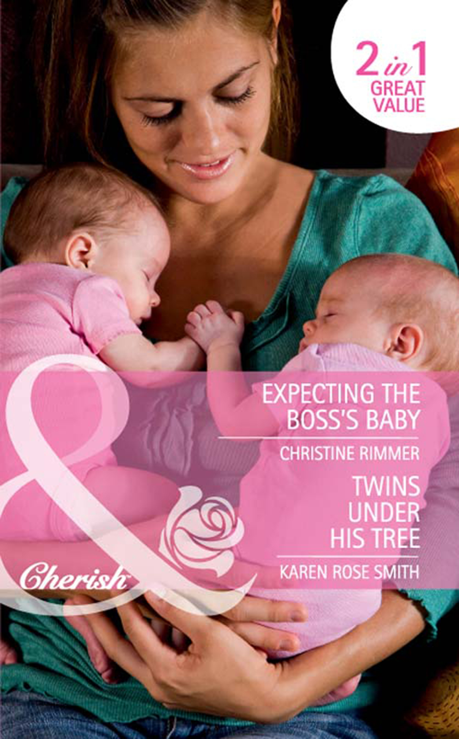 Обложка книги «Expecting the Boss's Baby / Twins Under His Tree: Expecting the Boss's Baby»
