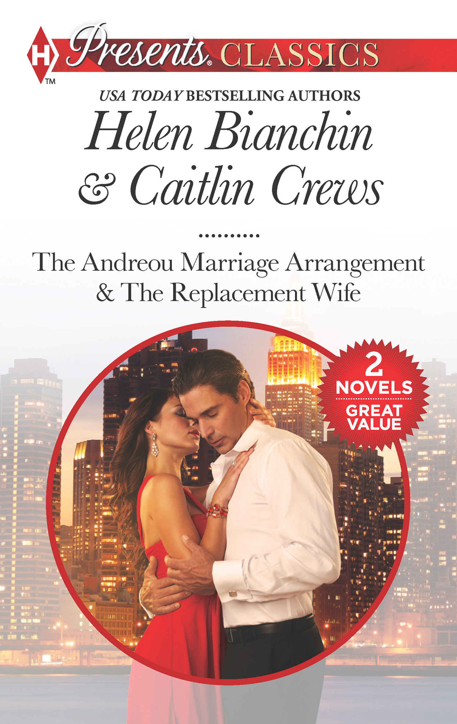 Обложка книги «Marriage Of Convenience: The Andreou Marriage Arrangement / The Replacement Wife»