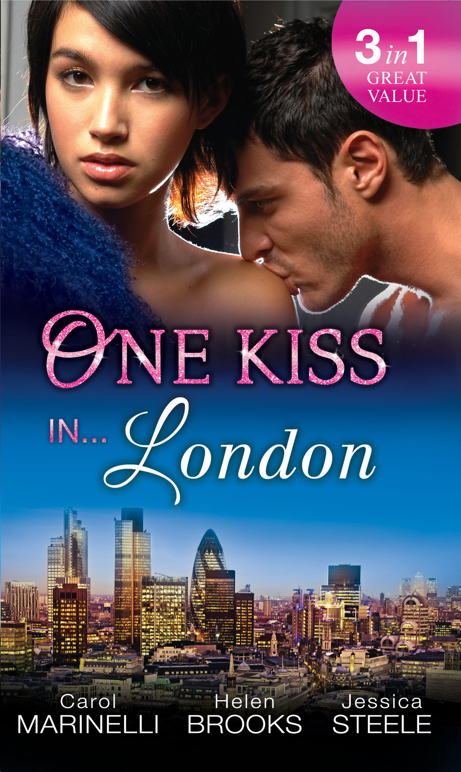 Обложка книги «One Kiss in... London: A Shameful Consequence / Ruthless Tycoon, Innocent Wife / Falling for her Convenient Husband»